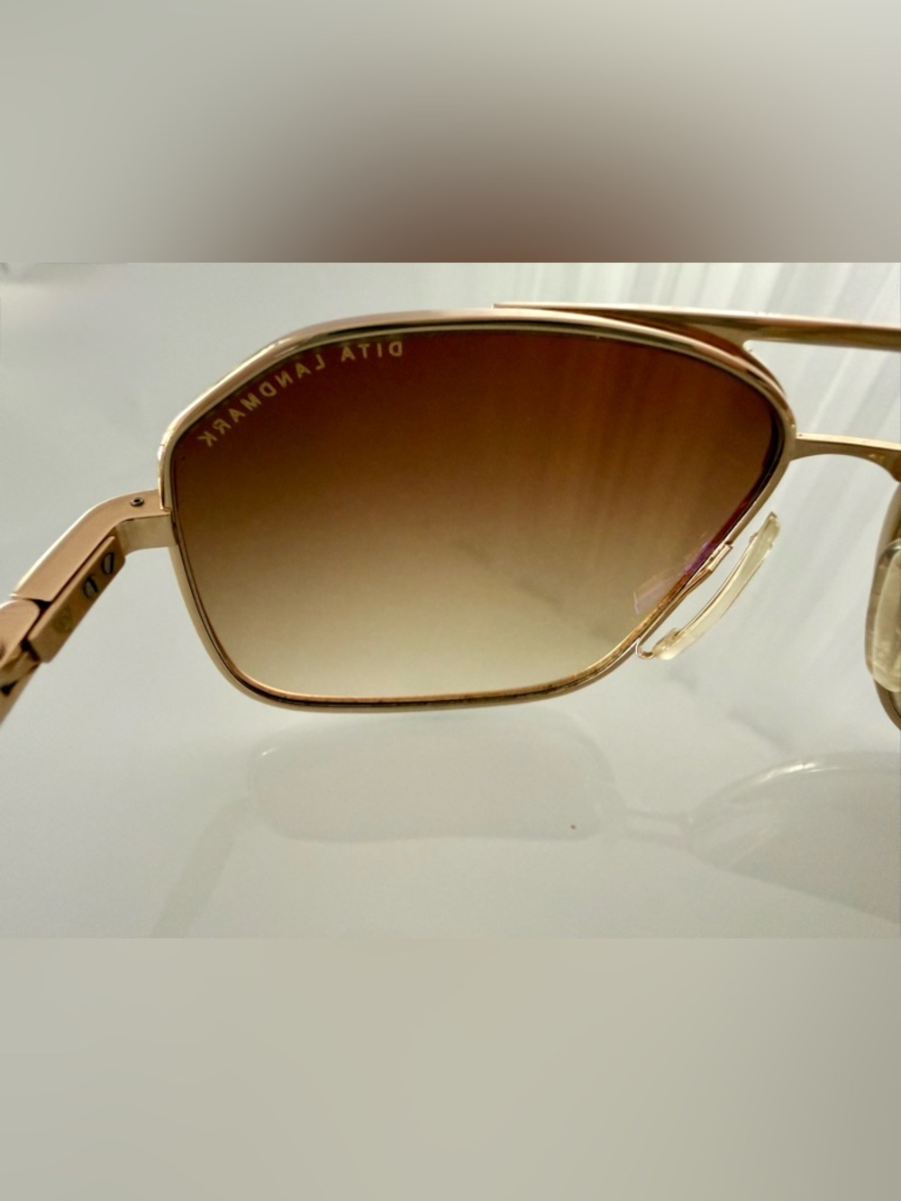 Dita Landmark Titanium DRX2022 Unisex Aviator Sunglasses- OG Case- Made in Japan - Picture 7 of 16